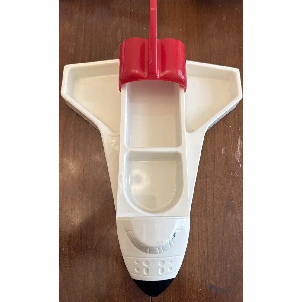 RARE Vintage NASA Space Shuttle Dish PECOWARE Kids‎ Divided Food Tray Melamine